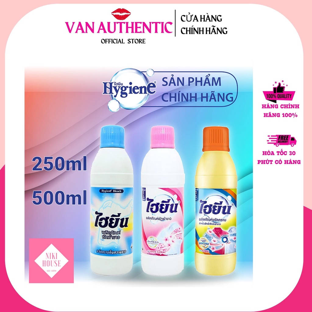 Nước tẩy quần áo màu , tẩy trắng Hygien