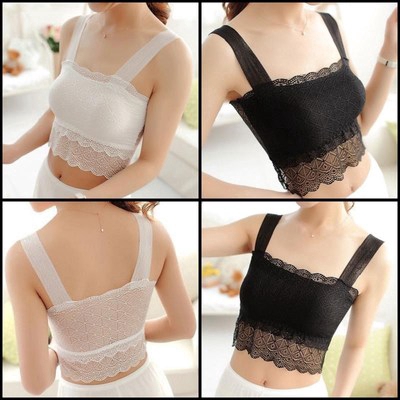 Áo lót dạng ống không dây phối ren quyến rũ dành cho nữ