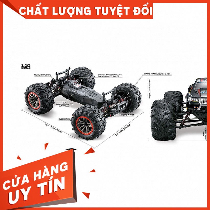 [GIÁ GỐC] Xe điều khiển monster truck 9125 size to 50km/h gầm kim loại SIÊU HOT!!