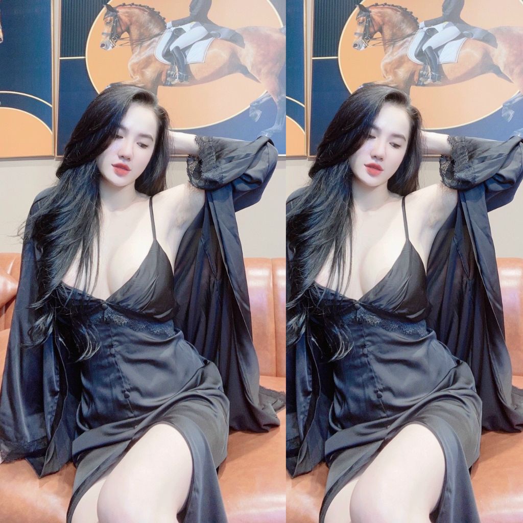 Váy ngủ sexy ❣️FREE SHIP❣️ Đầm ngủ sexy lụa Latin Chất Siêu Mát Dáng Siêu Xinh &lt; 60kg