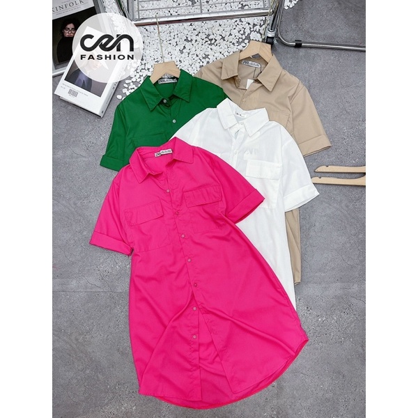 Váy suông có cổ basic siêu hot nhibuishop