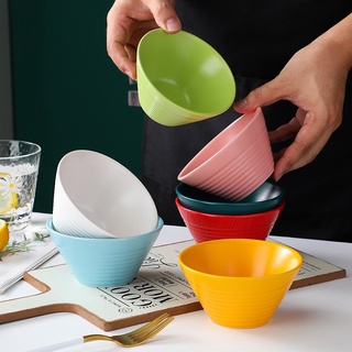 Bát Ăn Cơm, Chén Tô Sứ Decor Dễ Thương 8 màu men bóng đẹp Gosumy