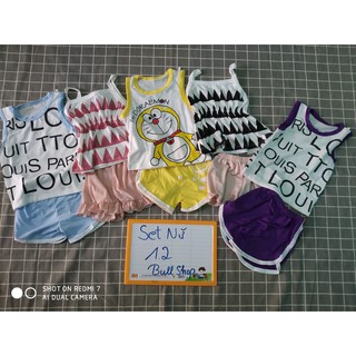SET 5 BỘ BA LỖ/ÁO DÂY BÉ GÁI