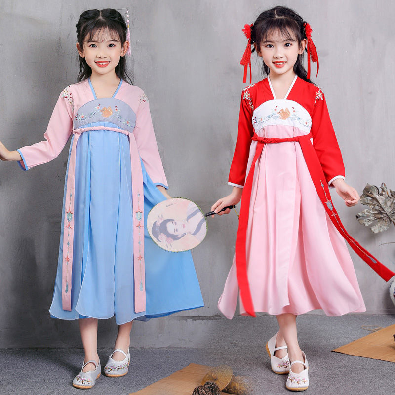 Đầm Hóa Trang Phong Cách Trung Hoa Cho Bé Trai Gái 12 Tuổi