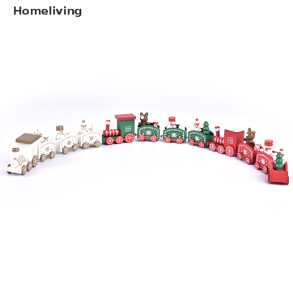 Đồ Trang Trí Giáng Sinh 4 Nút Thắt Bằng Gỗ Hình Ông Già Noel