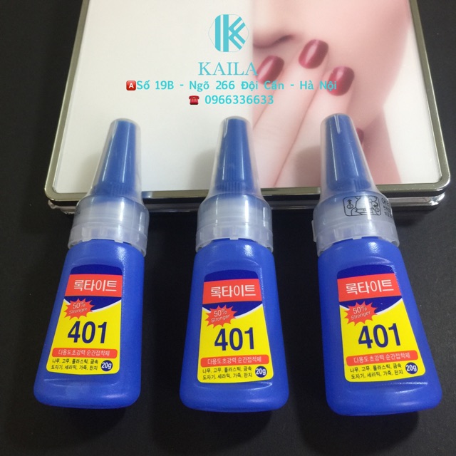 Keo dán móng hàn quốc 401