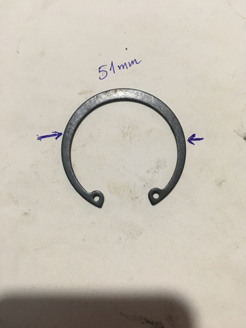 Bộ 10 chiếc phe lỗ, phe ống, phanh lỗ, phanh ống... dành cho đường kính ống  47mm
