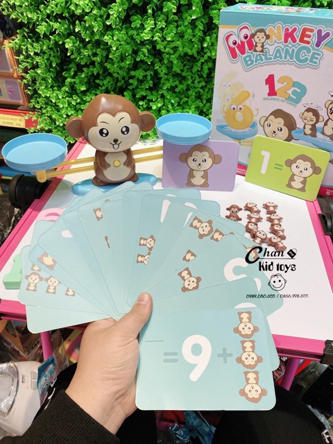 Bộ khỉ học toán cân bằng thông minh Monkey Balance cho bé ( ảnh&clip thật )