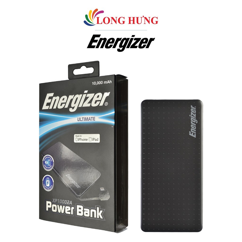 Sạc dự phòng Energizer 10000 mAh XP10002A - Hàng chính hãng