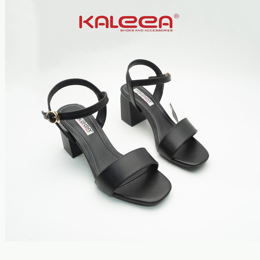 Giày Sandal Nữ KALEEA BK5078 Sandal Cao Gót Đế Cao 5p