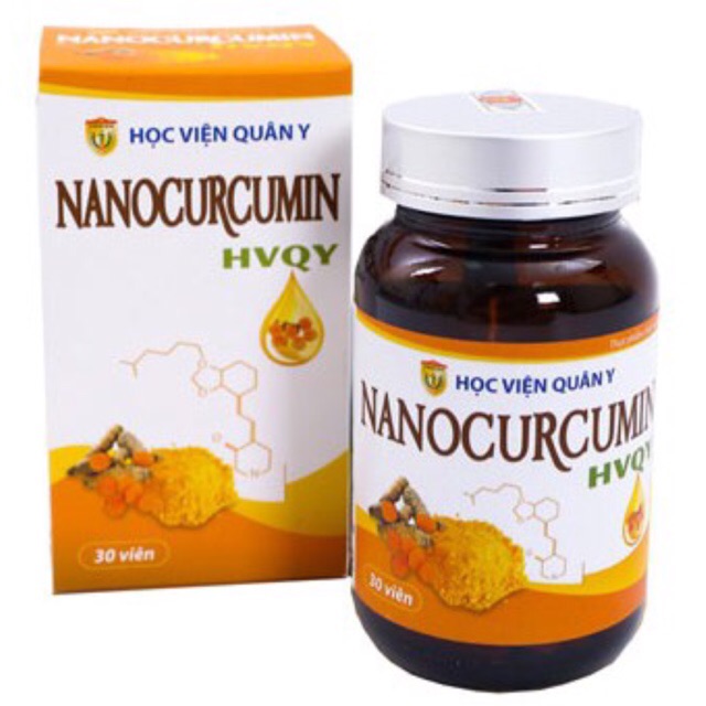 Tinh chất nghệ Nano Curcumin của Học Viện Quân Y, date luôn mới nhất, hàng chính hãng có tem bảo hành