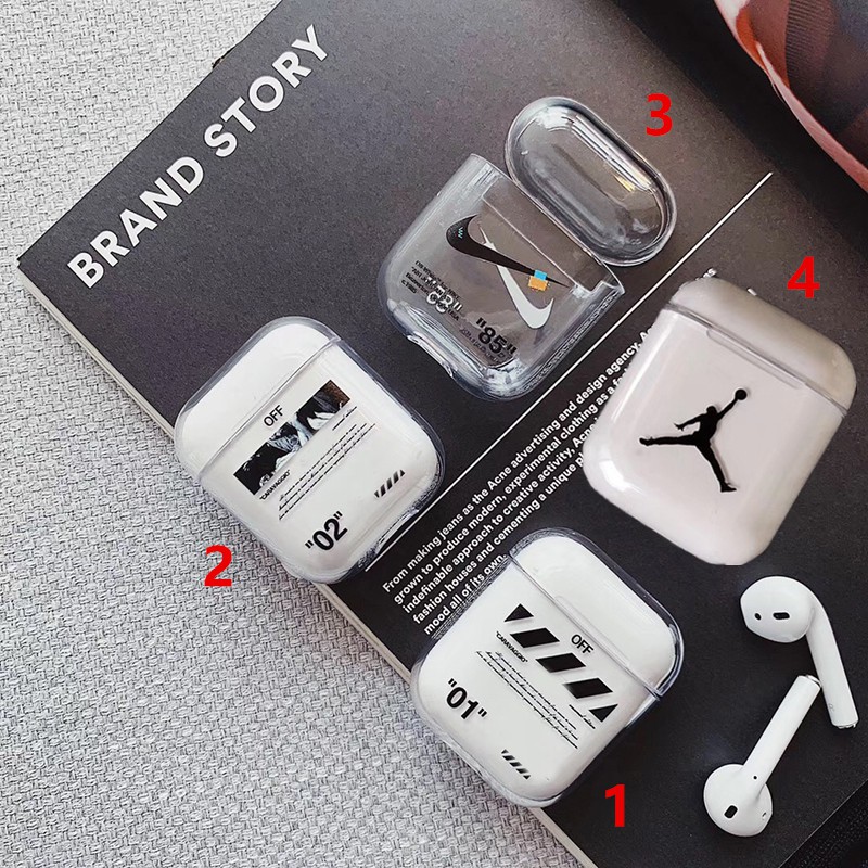 Vỏ bảo vệ cho hộp sạc tai nghe Airpods chất liệu silicon trong suốt cá tính