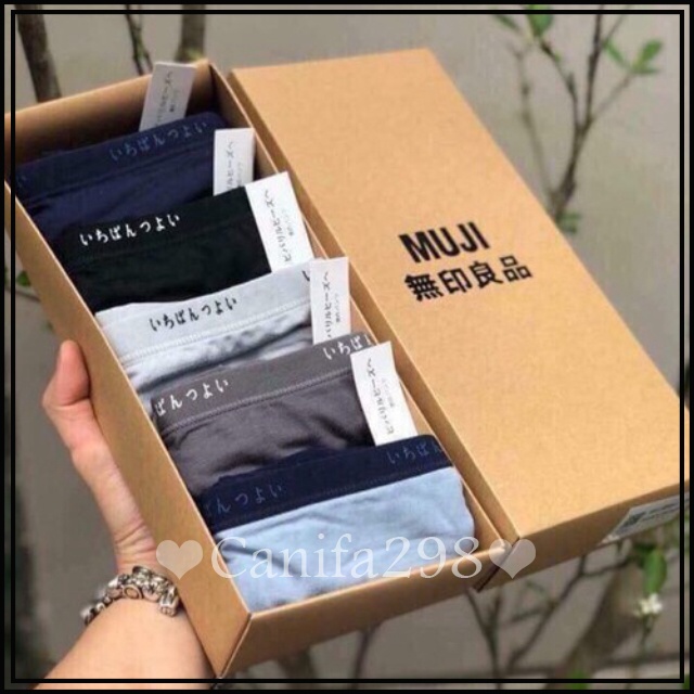 Hộp 5 quần sịp đùi Nam xuất Nhật
