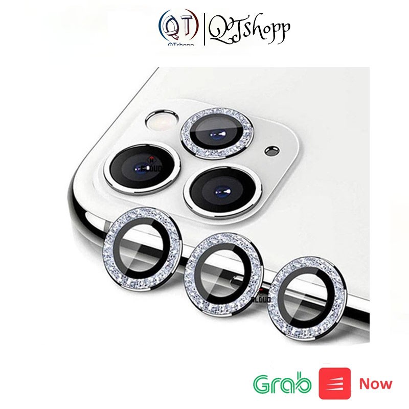 Mếng dán kim cương bảo vệ mắt camera IPhone 12 Pro Max 12 Pro, 12 12 Mini 11 PRO MAX,chính hãng Kuzoom cực nổi bật titan