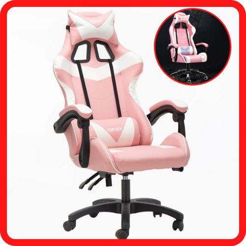 Ghế ngồi chơi game có gối gác đầu gối massage lưng