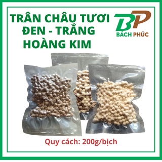 Trân Châu Đen Trân Châu Trắng Dẻo Dai - Nguyên Liệu Pha Chế Trà Sữa - Kho Pha Chế Đà Nẵng