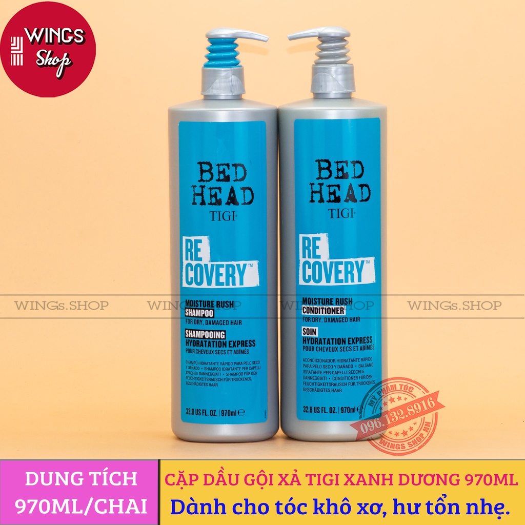 Cặp Dầu Gội Xả TIGI BED HEAD Đủ Màu - Phục Hồi Tóc Khô Xơ, Hư Tổn, Giảm Gãy Rụng | Hàng Chính Hãng