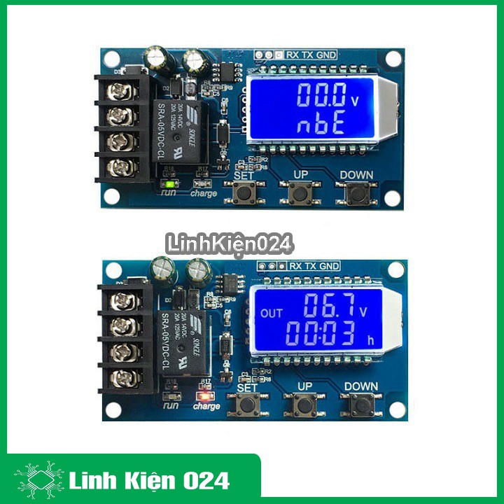 Mạch Sạc Acquy Tự Ngắt Bảo Vệ Quá Tải Hẹn Giờ Sạc XY-L10A 6VDC-60VDC 10A