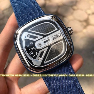 Đồng Hồ Nam [Sevenfriday - M1B/01] - Automatic - Hộp Gỗ, Sách, Thẻ Bảo Hành 2 năm , Khăn, Dây Cao Su Cao Cấp Tặng Kèm