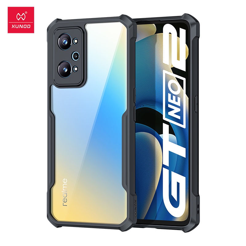 Ốp điện thoại trong suốt chống va đập XUNDD cho Realme GT Neo2