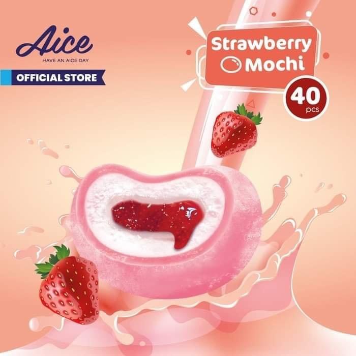 (Hỏa tốc) Kem Aice Mochi vani - dâu - sầu riêng