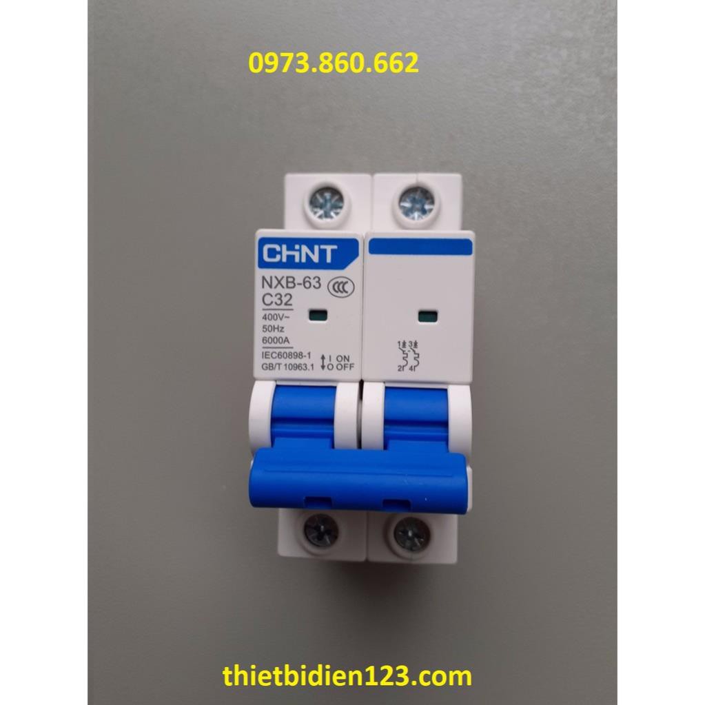 ATTOMAT CHINT MCB 2P 16-63A -NXB-63-C16A, 20A, 25A, 32A, 40A, 63A