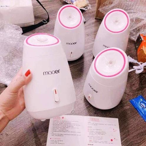 Máy xông hơi mặt Maoer - máy làm đẹp thông minh sử dụng hoa quả, thảo dược [bảo hành 6T]