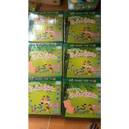 Đồ chơi 3 in 1 Ô ăn quan, Cờ vây, Cờ caro