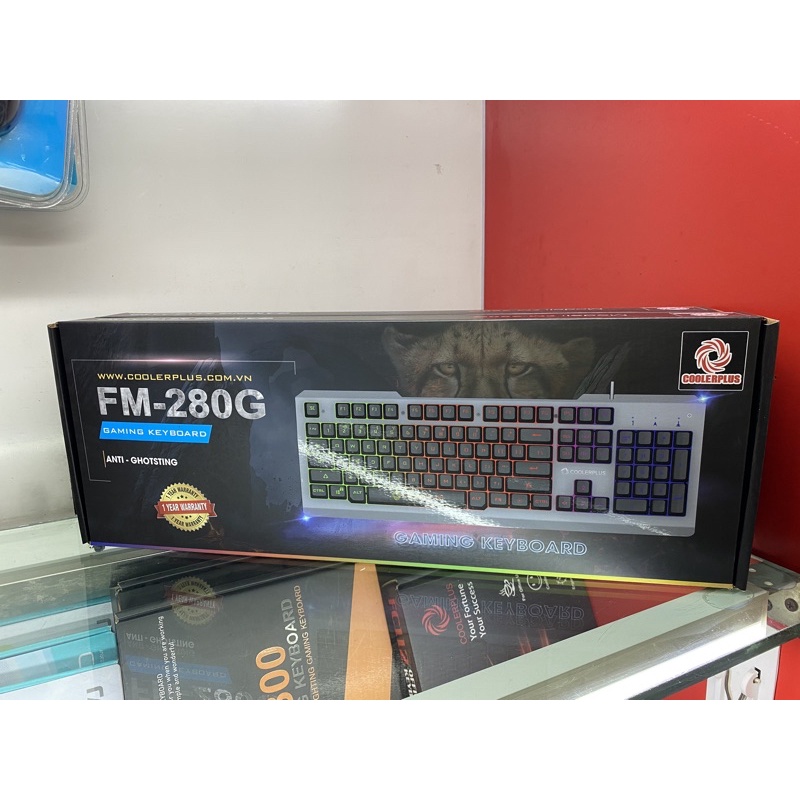 Bàn phím cơ gaming Coolerplus FM280 chính hãng