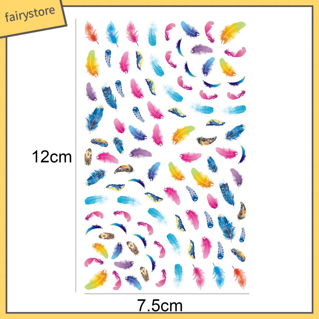 [Hàng mới về] Tấm hình dán trang trí móng tay nghệ thuật chuyên dụng chất lượng cao