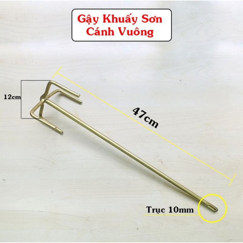 Gậy quấy sơn, quấy bột trét chân mũi khoan, chân ren