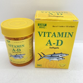 Vitamin a-d hà tây 100 viên