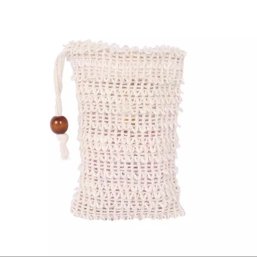 Túi Vải Tạo Bọt Xà Phòng / Xà Bông Sợi Linen / Tẩy Tế Bào Chết tiện dụng ( dùng thay cho Bông Tắm )