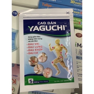Gói 5 miếng cao dán thảo dược yaguchi
