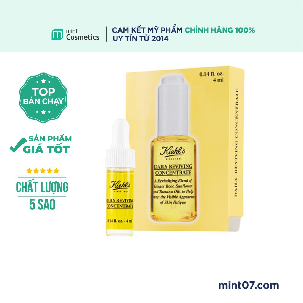 Dầu dưỡng Kiehl’s Daily Reviving Concentrate 4ml