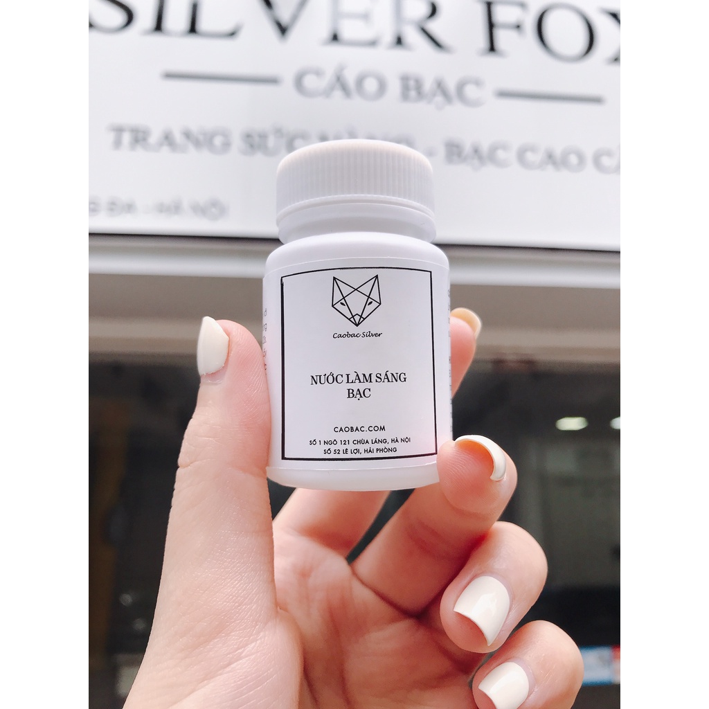 Nước Rửa Bạc Dung Dịch Làm Sáng Trang Sức Caobac Jewellery Nhanh Chóng Tiện Lợi Tại Nhà Đơn Giản