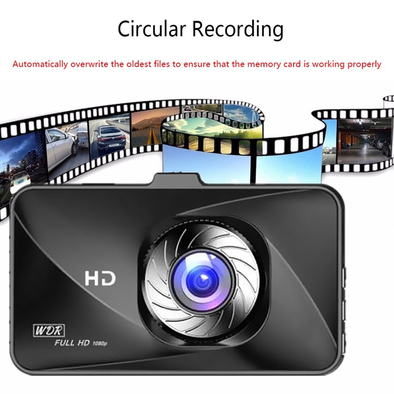 Máy quay hành trình 3 Inch góc 170 có camera hậu | BigBuy360 - bigbuy360.vn