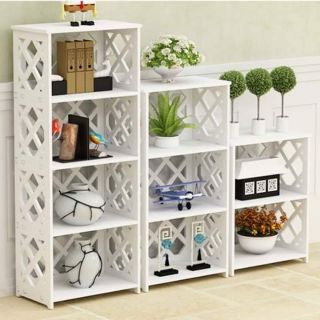 Kệ sách, trưng bày sản phẩm, chất liệu gỗ nhựa