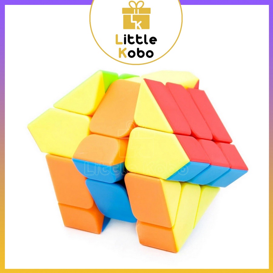 Rubik Fisher Cube Stickerless MoYu Meilong MFJS Rubic Biến Thể Đồ Chơi Trí Tuệ