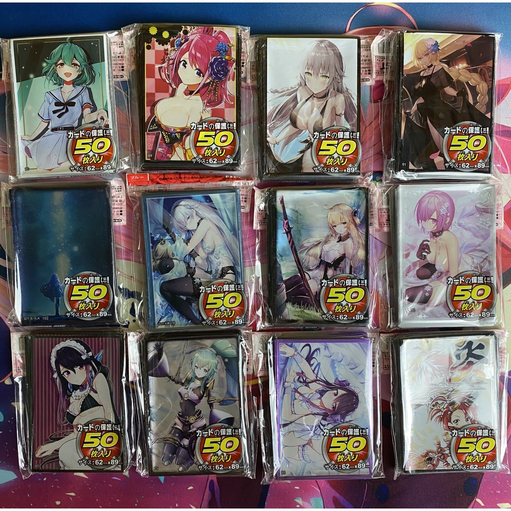 Gói 50 chiếc bọc bài hình KMC size 62x89 tùy chọn giá rẻ cho thẻ Yugioh, Vanguard.