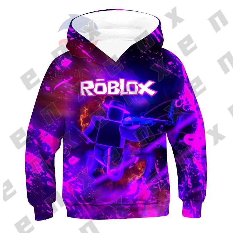 Áo Khoác Hoodie In Hình ROBLOX Dành Cho Bé 3-13 Tuổi