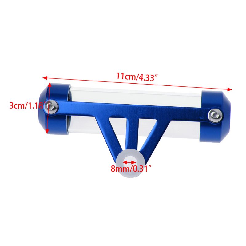 Giá Đỡ Dạng Ống Kích Thước 11x3cm Màu Bạc Dành Cho Xe Máy Scooter Quad Moped