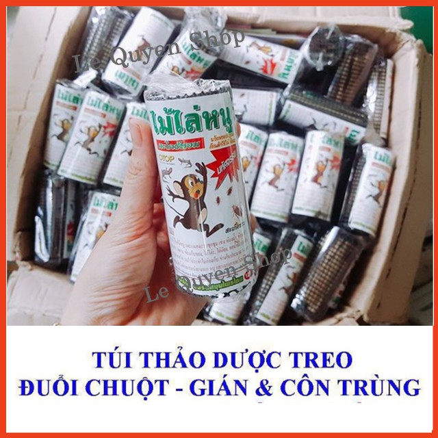 [Hàng chính hãng] Túi thảo dược treo đuổi Chuột, Gián, Thằn Lằn, Côn Trùng Thái Lan