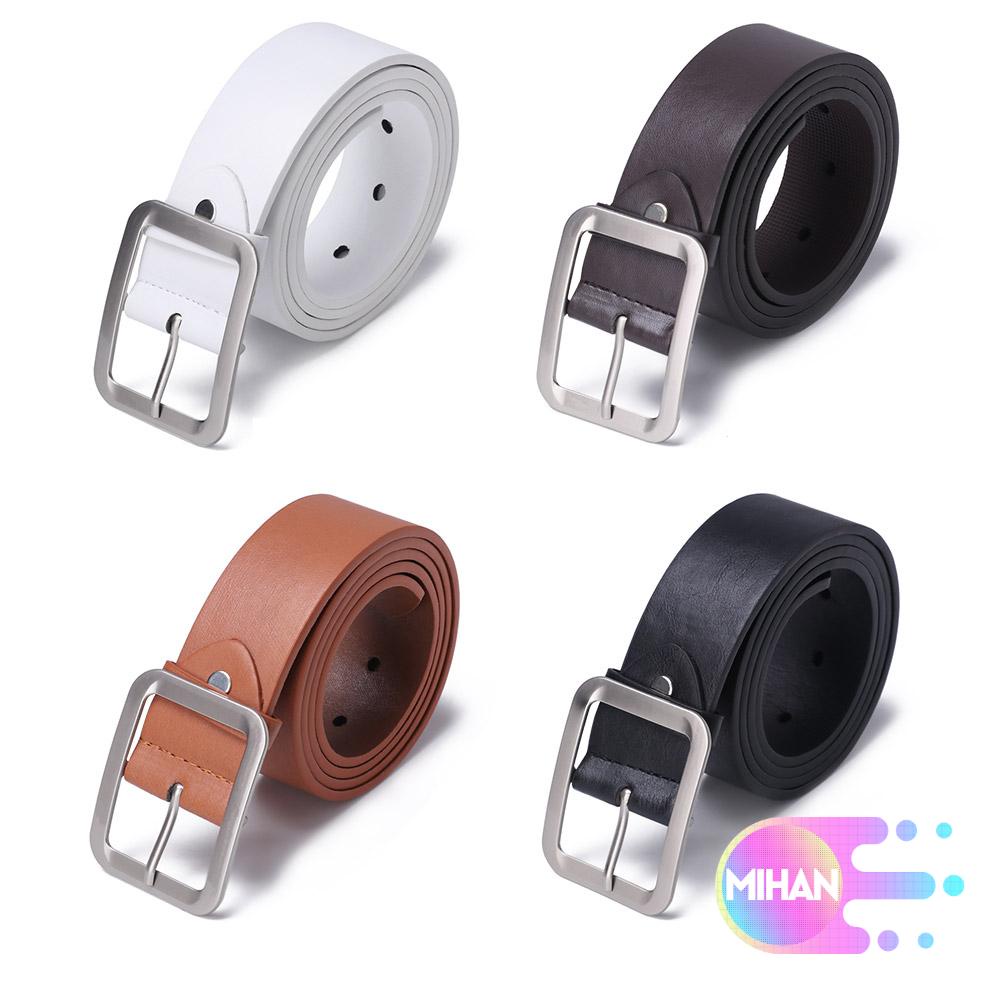 Thắt Lưng Da MIHAN1 Mặt Vuông Nhiều Màu Sắc Cao Cấp Sang Trọng Dành Cho Nam