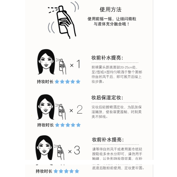 (Hàng Mới Về) Chai Xịt Cố Định Lớp Trang Điểm Lâu Trôi Chống Thấm Nước Kiềm Dầu Dưỡng Ẩm | BigBuy360 - bigbuy360.vn