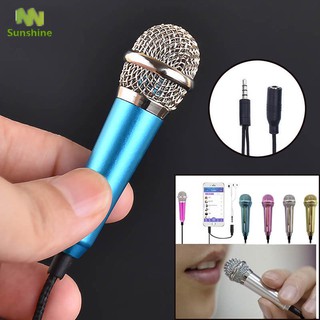 ♥♣♥ Mini Karaoke Condenser Wired 3.5mm Stereo Microphone Mic For Android Mobile Phone