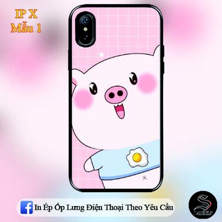 Ốp Lưng Iphone X Hình Con Heo Siêu Cute