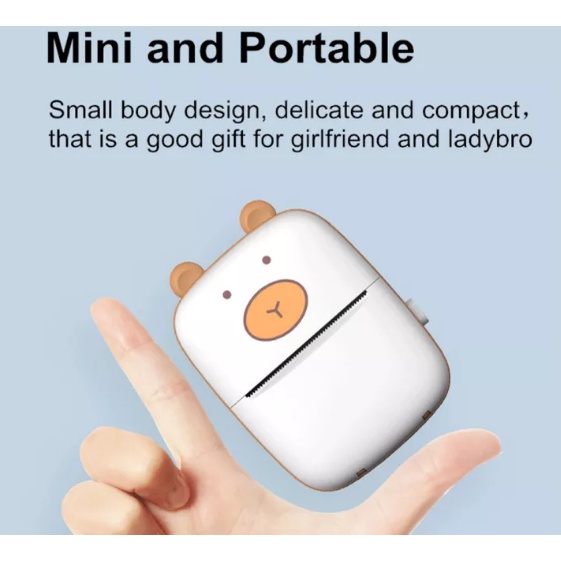 Máy in ảnh, tài liệu bluetooth mini dành cho học tập