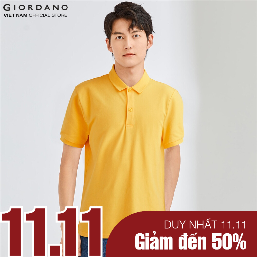 Áo Thun Có Cổ Nam Công Nghệ Kháng Khuẩn Giordano Polo 01010251
