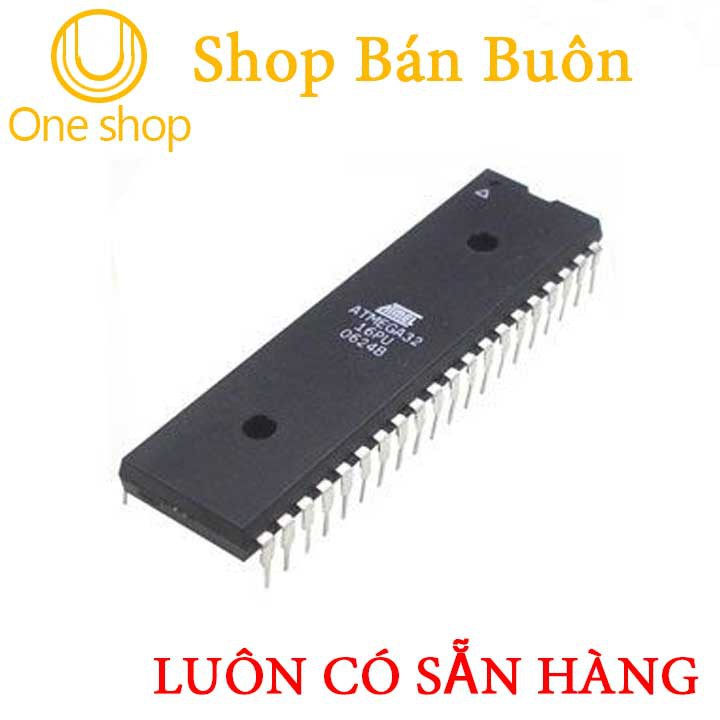 Vi điều khiển ATMEGA32L-8PU DIP40